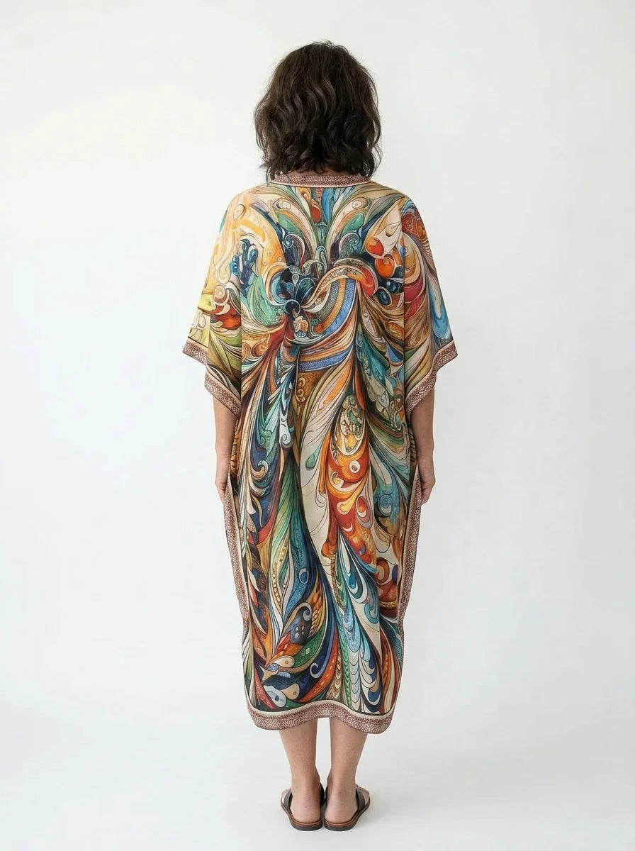 The Aurora - Baroque Swirl Caftan