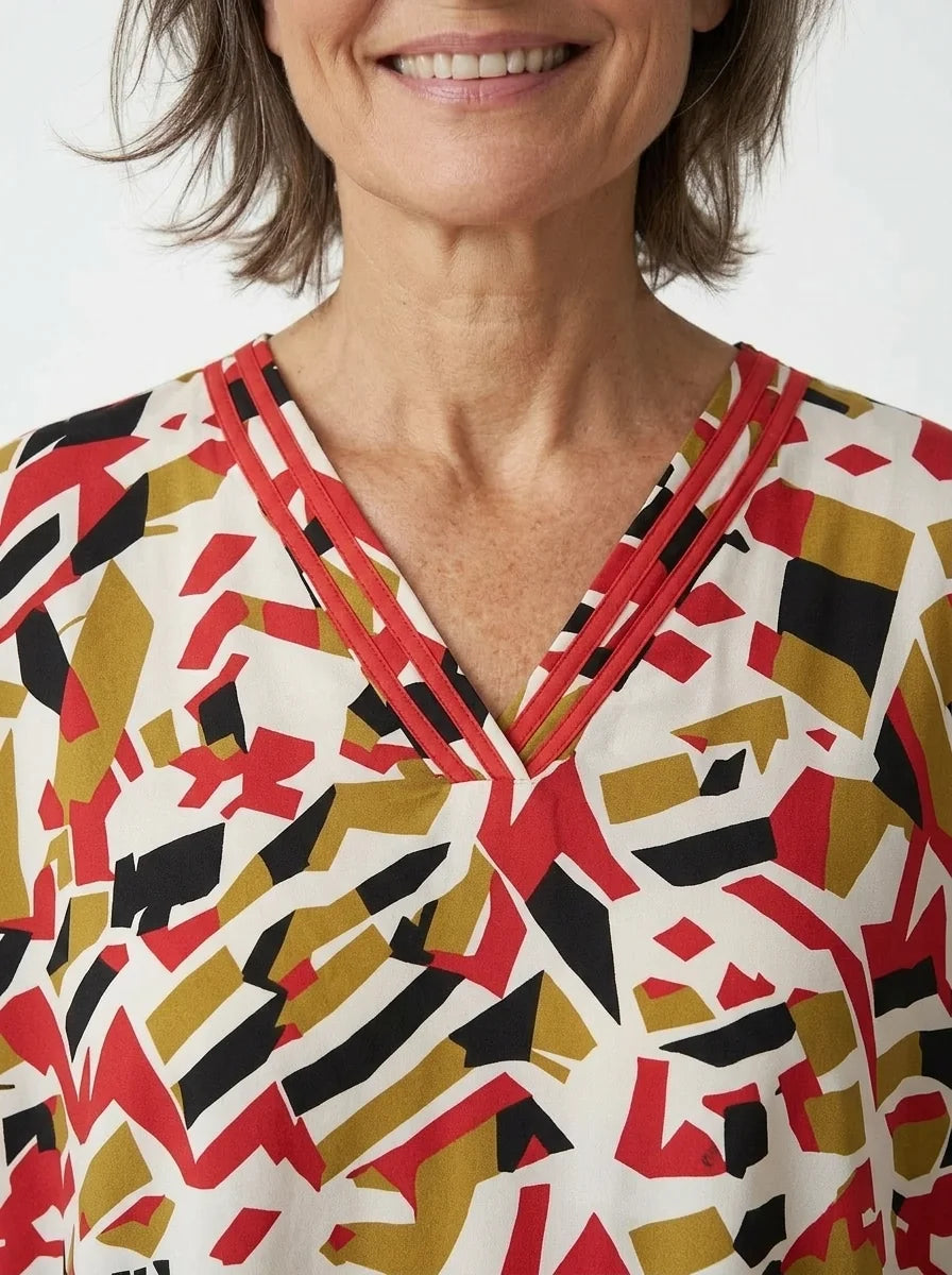 The Miro - Geometric Confetti Caftan