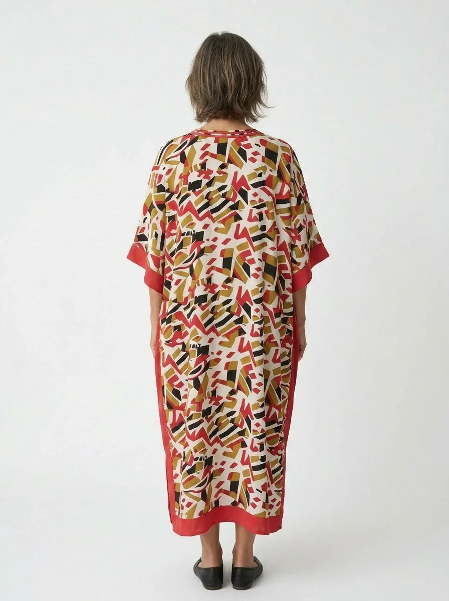 The Miro - Geometric Confetti Caftan