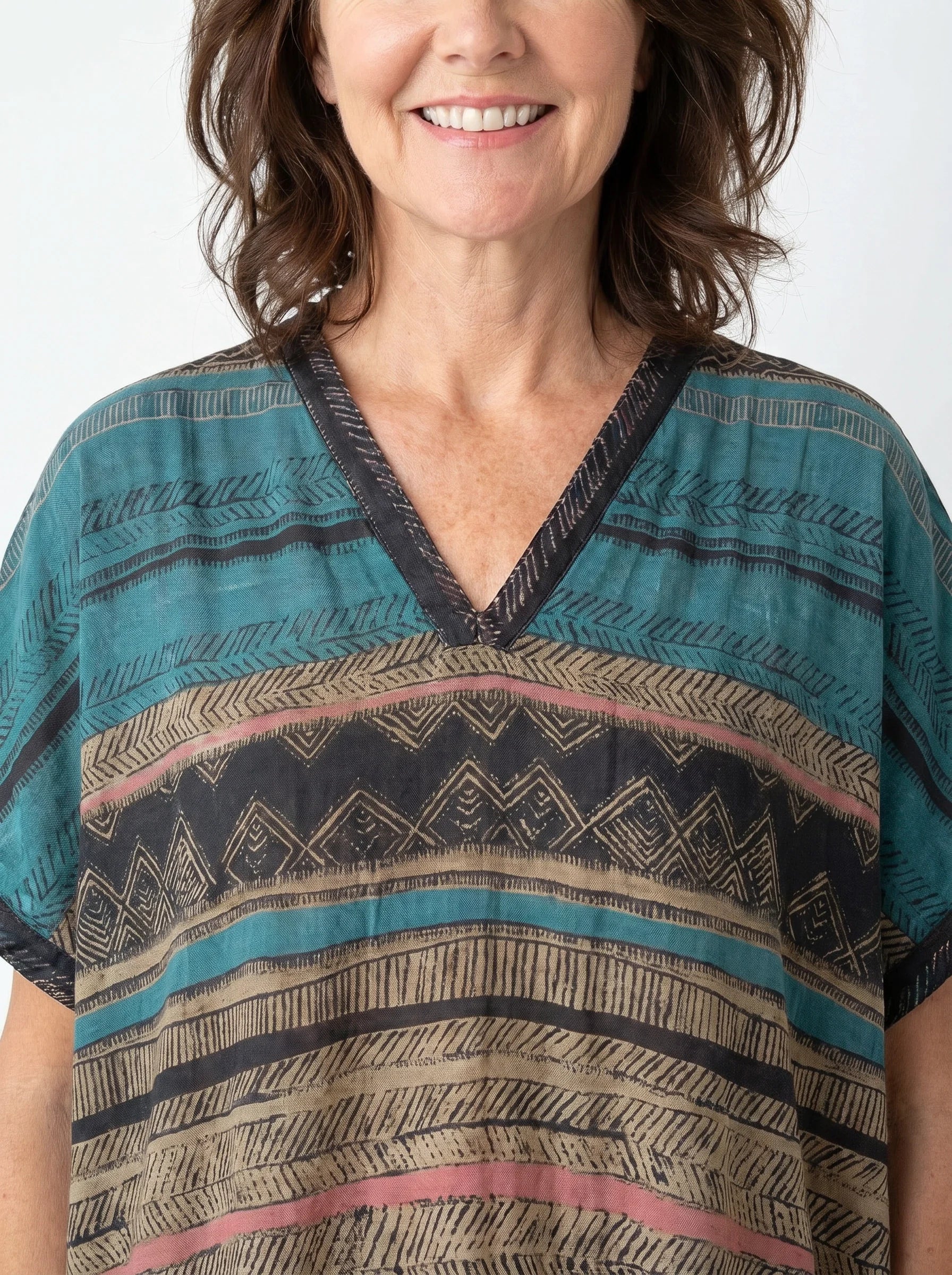 The Sahara - Tribal Stripe Caftan